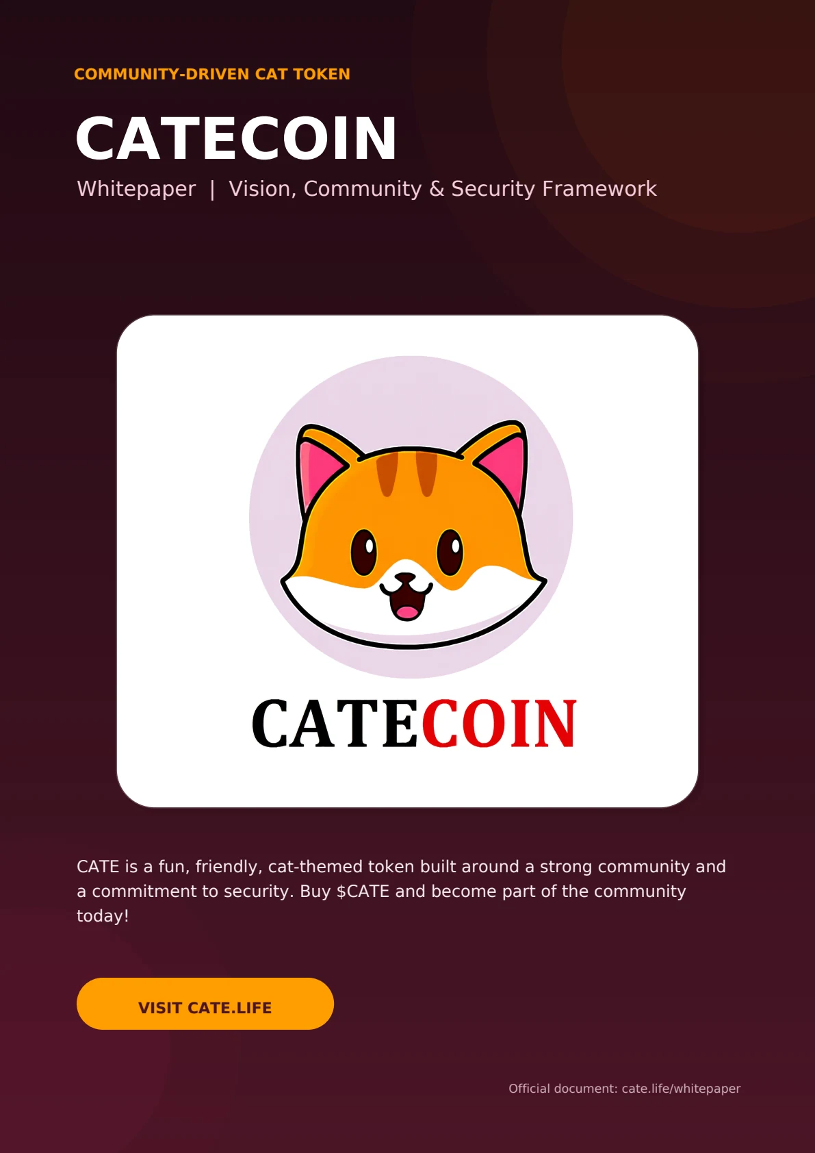 Catecoin Whitepaper page 1